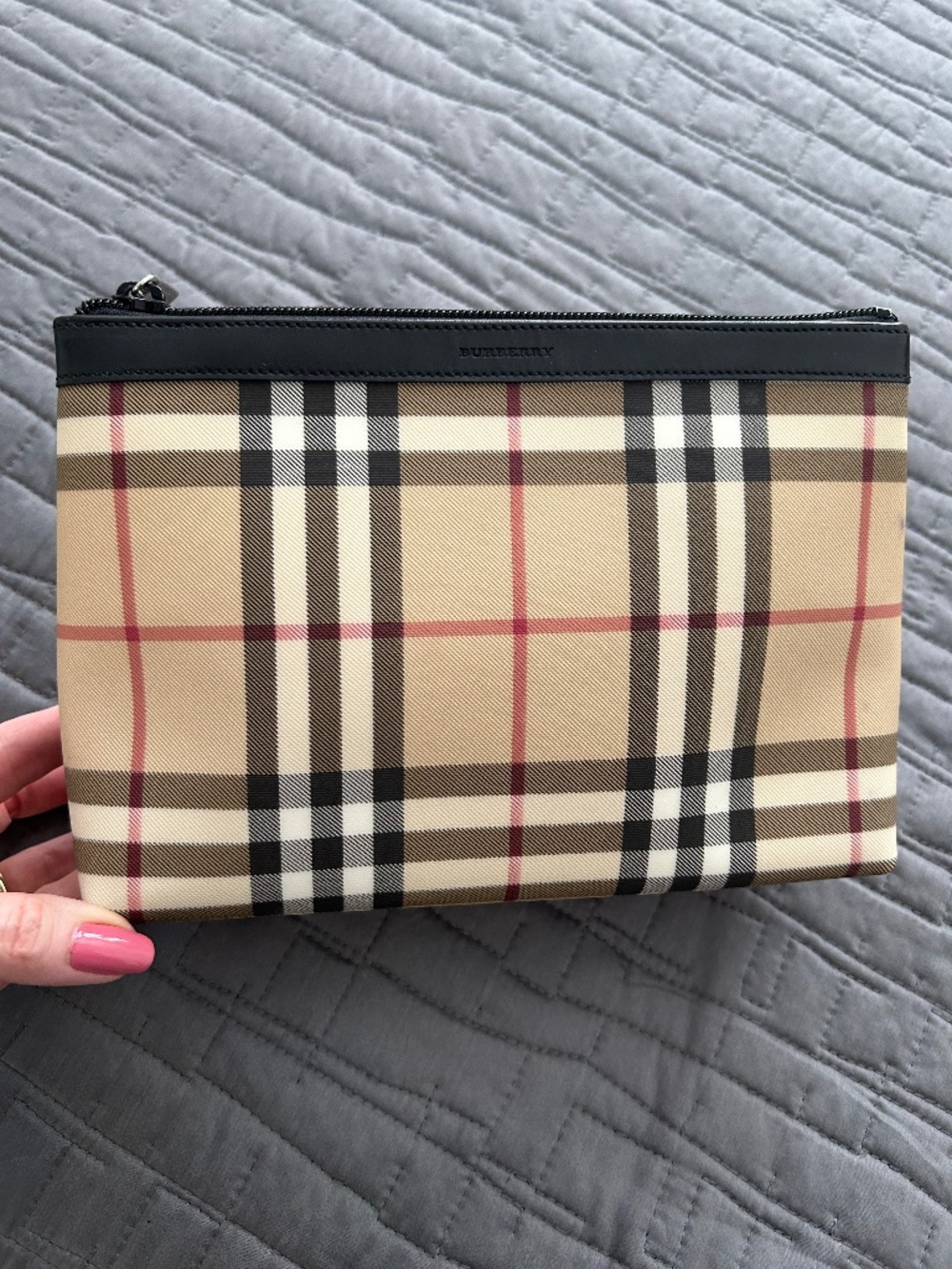 Burberry make up bag